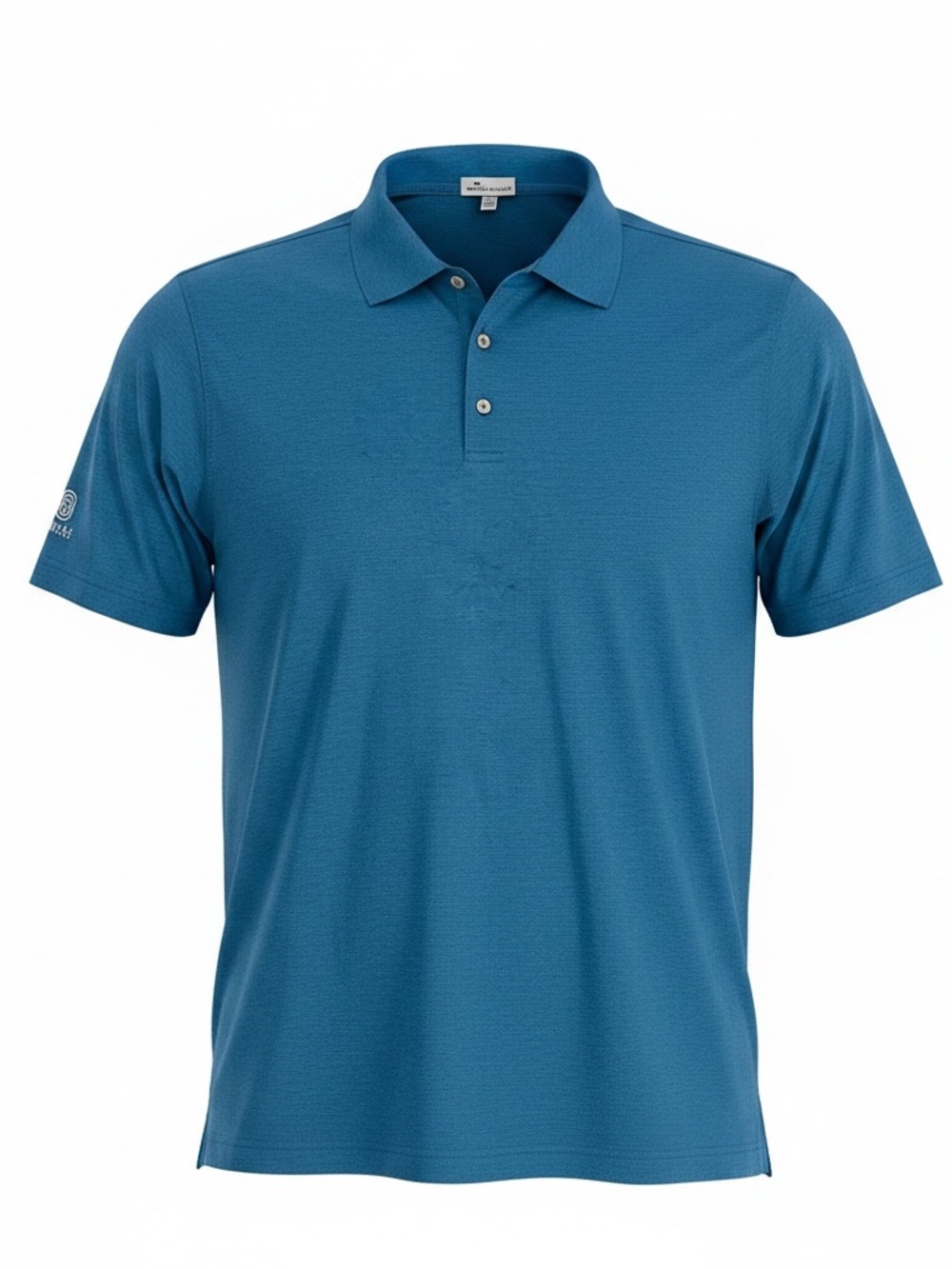 Peter Millar Teal Blue Short-Sleeve Polo